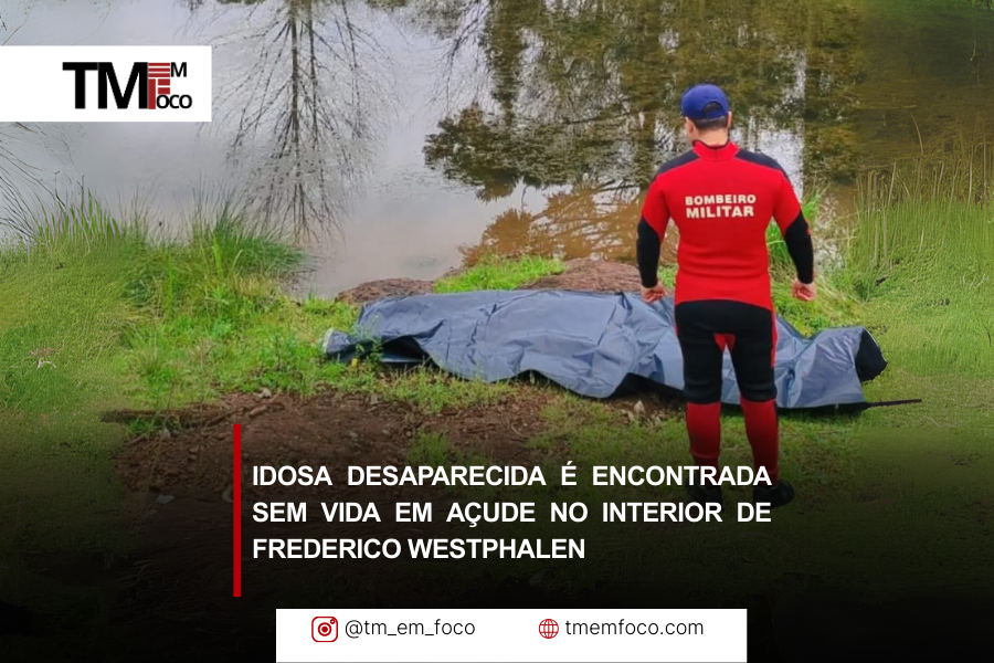 Idosa desaparecida é encontrada sem vida em açude no interior de Frederico Westphalen