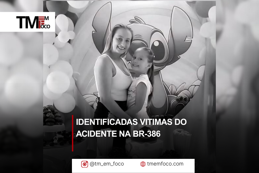 Tragédia na BR-386, resultando na morte de uma mãe, sua filha de Passo Fundo e uma pediatra em um acidente.