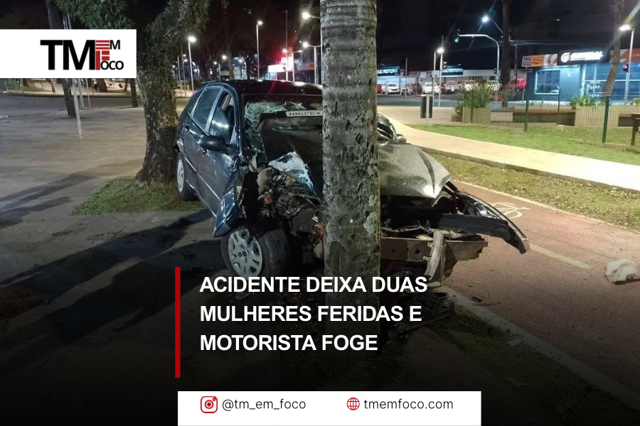 Acidente deixa duas mulheres feridas e motorista foge no bairro Boqueirão, em Passo Fundo