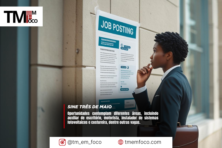 Novas vagas de emprego disponíveis no SINE de Três de Maio nesta quarta-feira (20/08)