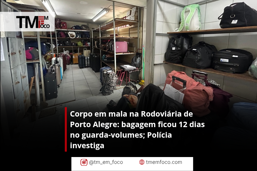 Corpo em mala na Rodoviária de Porto Alegre: bagagem ficou 12 dias no guarda-volumes; Polícia investiga